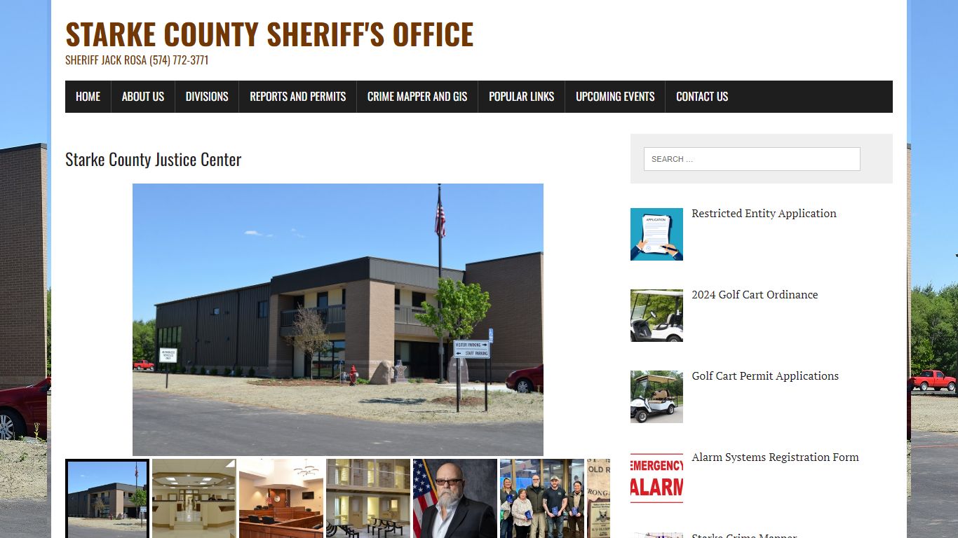 Starke County Sheriff’s Office – Sheriff Jack Rosa (574) 772-3771