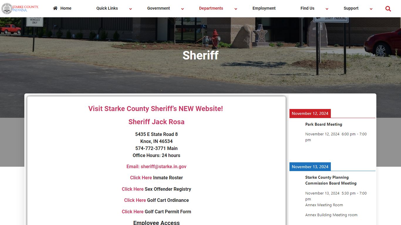 Sheriff – Starke County Indiana